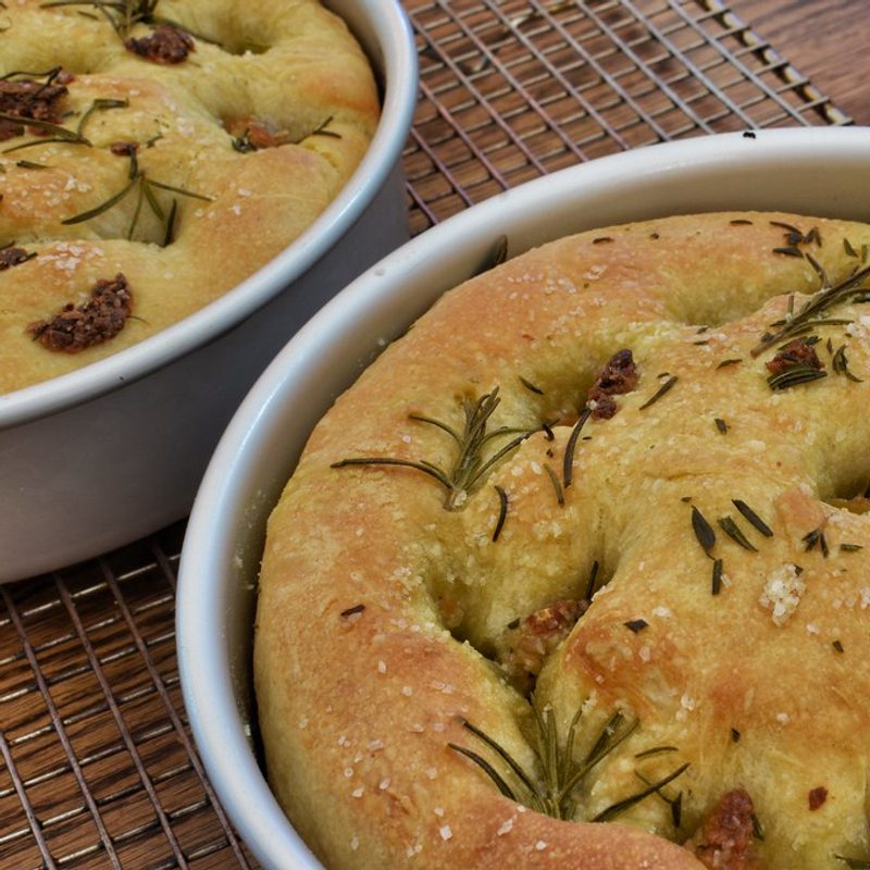 Focaccia with Rosemary & Sea Salt